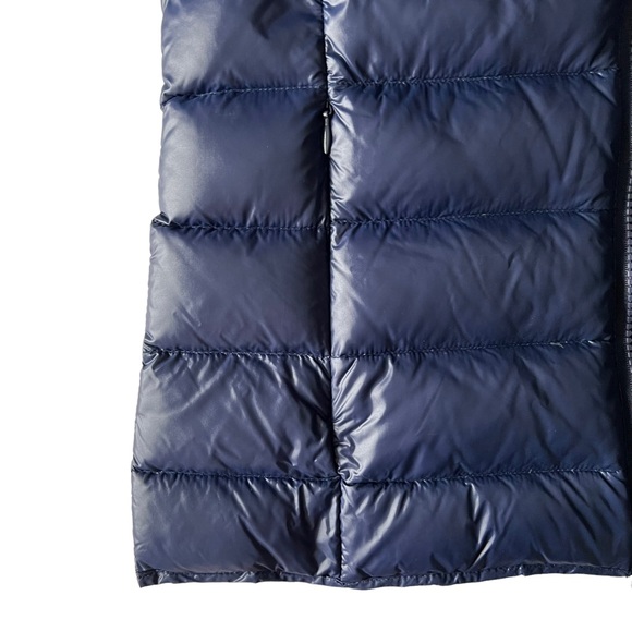 J McLaughlin Packable Down Navy Puffer Jacket | SMALL - Picture 5 of 9